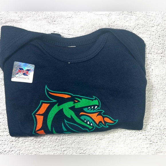 XFL Seattle Dragon's Baby Onesie Small New Without Tags - Picture 4 of 7